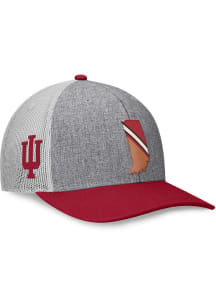 Indiana Hoosiers Foundation Meshback Adjustable Hat - Grey