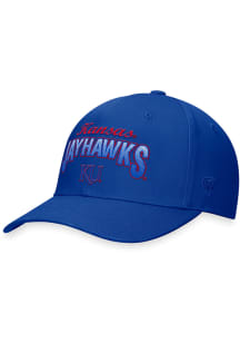 Kansas Jayhawks Game Structured Adjustable Hat - Blue