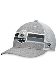 Kansas Jayhawks Essential Meshback Adjustable Hat - Grey