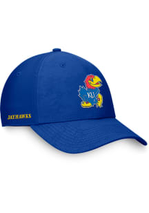 Kansas Jayhawks Mens Blue Deluxe Structured Flex Hat