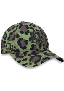 Top of the World Kansas Jayhawks Green Jungle OHT Womens Adjustable Hat