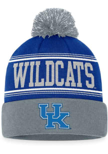 Kentucky Wildcats Blue Draft Cuff Pom Mens Knit Hat