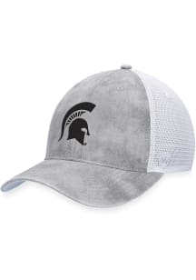 Michigan State Spartans Slate Meshback Adjustable Hat - Grey