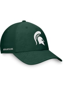 Michigan State Spartans Mens Green Deluxe Structured Flex Hat