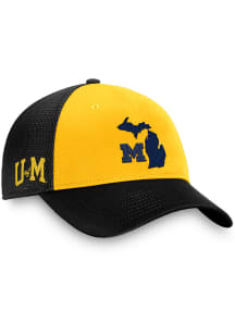 Michigan Wolverines Origin Meshback Adjustable Hat - White