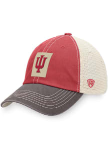 Indiana Hoosiers Offroad 2 Meshback Adjustable Hat - Cardinal