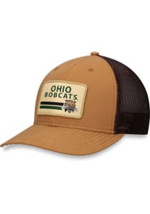 Ohio Bobcats Strive Meshback Adjustable Hat - Brown
