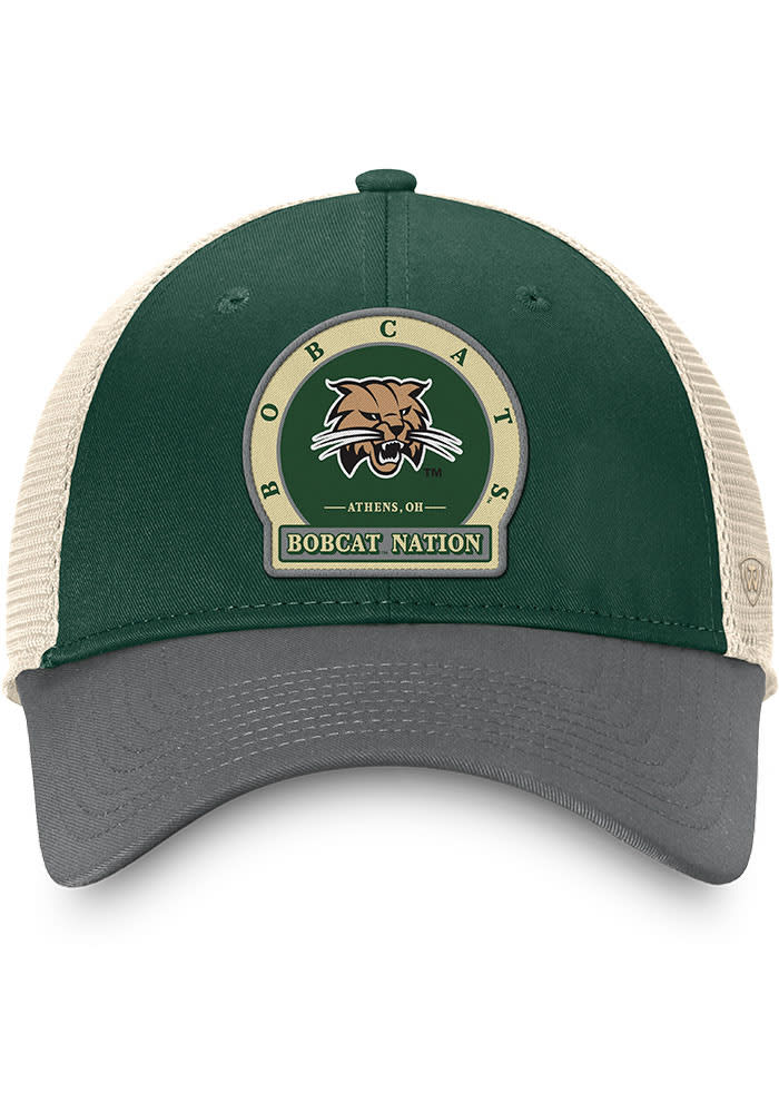 Top of the World Ohio Bobcats Refined Adjustable Hat - Green