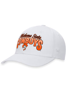 Oklahoma State Cowboys Game Structured Adjustable Hat - White