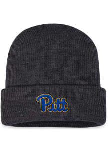 Pitt Panthers Grey Sheer Cuff Mens Knit Hat