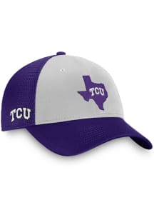 TCU Horned Frogs Origin Meshback Adjustable Hat - White