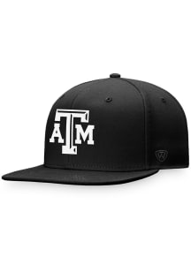 Texas A&amp;M Aggies Mens Black Dusk Flat Brim Flex Hat