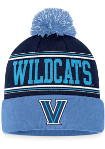 Villanova Wildcats Navy Blue Draft Cuff Pom Mens Knit Hat