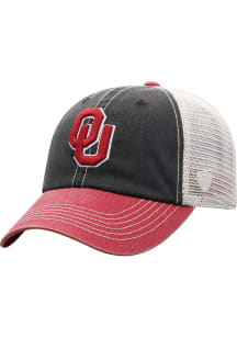 Oklahoma Sooners Offroad 2 Meshback Adjustable Hat - Black