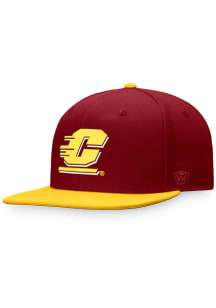 Top of the World Central Michigan Chippewas Maroon 2T Maverick Youth Snapback Hat