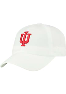 Indiana Hoosiers Staple Adjustable Hat - White