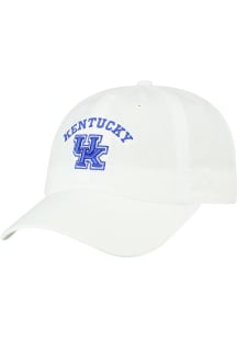 Kentucky Wildcats Staple Adjustable Hat - White