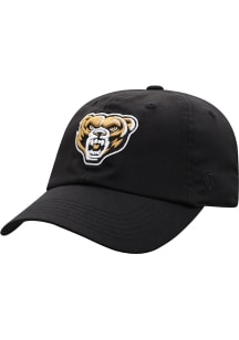 Oakland University Golden Grizzlies Staple Adjustable Hat - Black