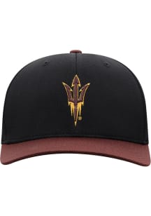 Arizona State Sun Devils Mens Black 2T Reflex Flex Hat