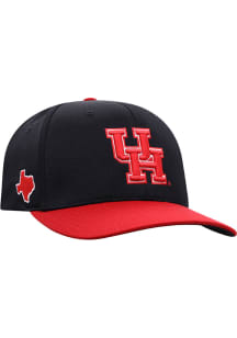 Top of the World Houston Cougars Mens Black 2T Reflex Flex Hat