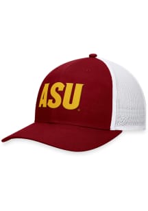 Top of the World Arizona State Sun Devils BB Trucker Adjustable Hat - Maroon