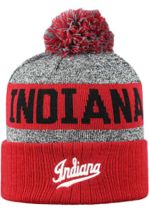 Indiana Hoosiers Cardinal 2T Below Zero Cuffed Mens Knit Hat