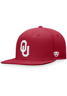 Top of the World Oklahoma Sooners Mens Crimson NTOF Fitted Hat