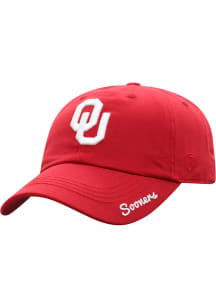 Oklahoma Sooners Crimson Staple 3 OTC Womens Adjustable Hat