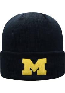 Top of the World Michigan Wolverines Navy Blue Tow Cuff Mens Knit Hat