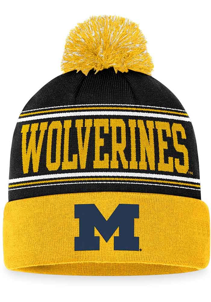 Michigan Wolverines Top of the World Navy Blue Knit Hat