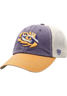 LSU Tigers Offroad 3T Meshback Adjustable Hat - Purple