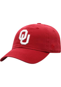 Oklahoma Sooners Central 20S Adjustable Hat - Cardinal