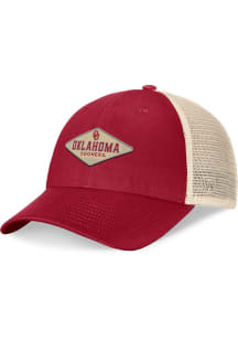 Top of the World Oklahoma Sooners Luka Meshback Adjustable Hat - Cardinal