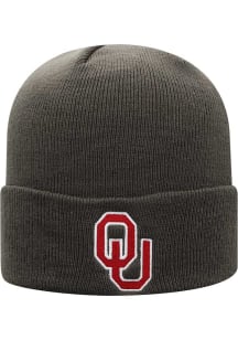Oklahoma Sooners Charcoal TOW Cuff Mens Knit Hat