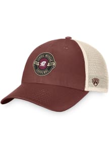 Central Michigan Chippewas Lineage Meshback Adjustable Hat - Maroon