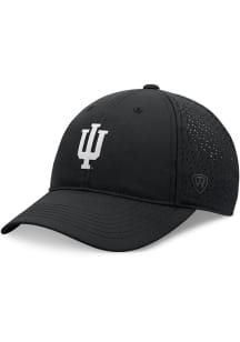Indiana Hoosiers Tonal Liquese Structured Adjustable Hat - Black