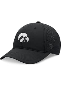 Iowa Hawkeyes Tonal Liquese Structured Adjustable Hat - Black