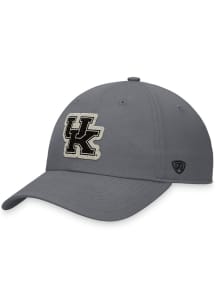 Kentucky Wildcats Tatted Unstructured Adjustable Hat - Grey
