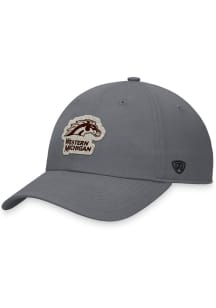 Western Michigan Broncos Tatted Unstructured Adjustable Hat - Grey