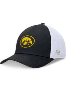 Iowa Hawkeyes Mens Black 2T Fastbreak Stretch Flex Hat