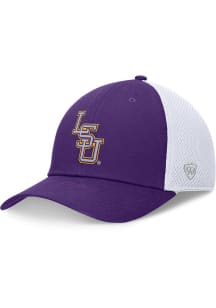 LSU Tigers Mens Purple 2T Fastbreak Stretch Flex Hat