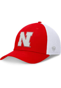 Nebraska Cornhuskers Mens Red 2T Fastbreak Stretch Flex Hat