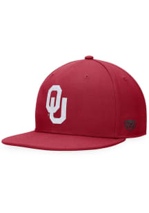 Top of the World Oklahoma Sooners Mens Cardinal NTO TMC Fitted Hat
