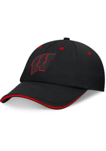 Top of the World Black Wisconsin Badgers Release Unstructured Adjustable Hat