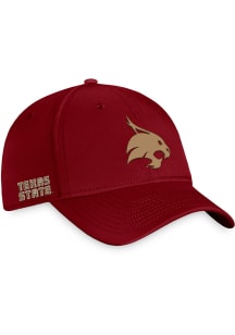 Top of the World Texas State Bobcats Mens Maroon Reflex Structured Stretch Flex Hat