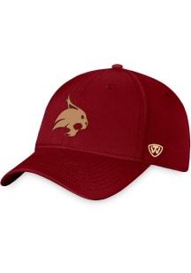 Top of the World Texas State Bobcats Mens Maroon Reflex 2.0 Flex Hat