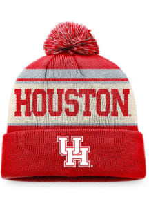 Top of the World Houston Cougars Red KT05 Knit Three-Tone Mens Knit Hat