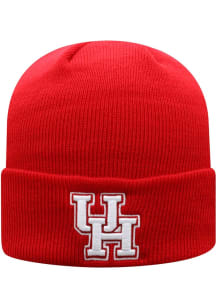 Top of the World Houston Cougars Red Cuffed Beanie Mens Knit Hat