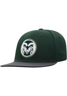 Top of the World Colorado State Rams Green Maverick Youth Snapback Hat