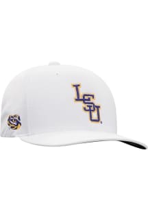 Top of the World LSU Tigers Mens White Reflex One-Fit Flex Hat